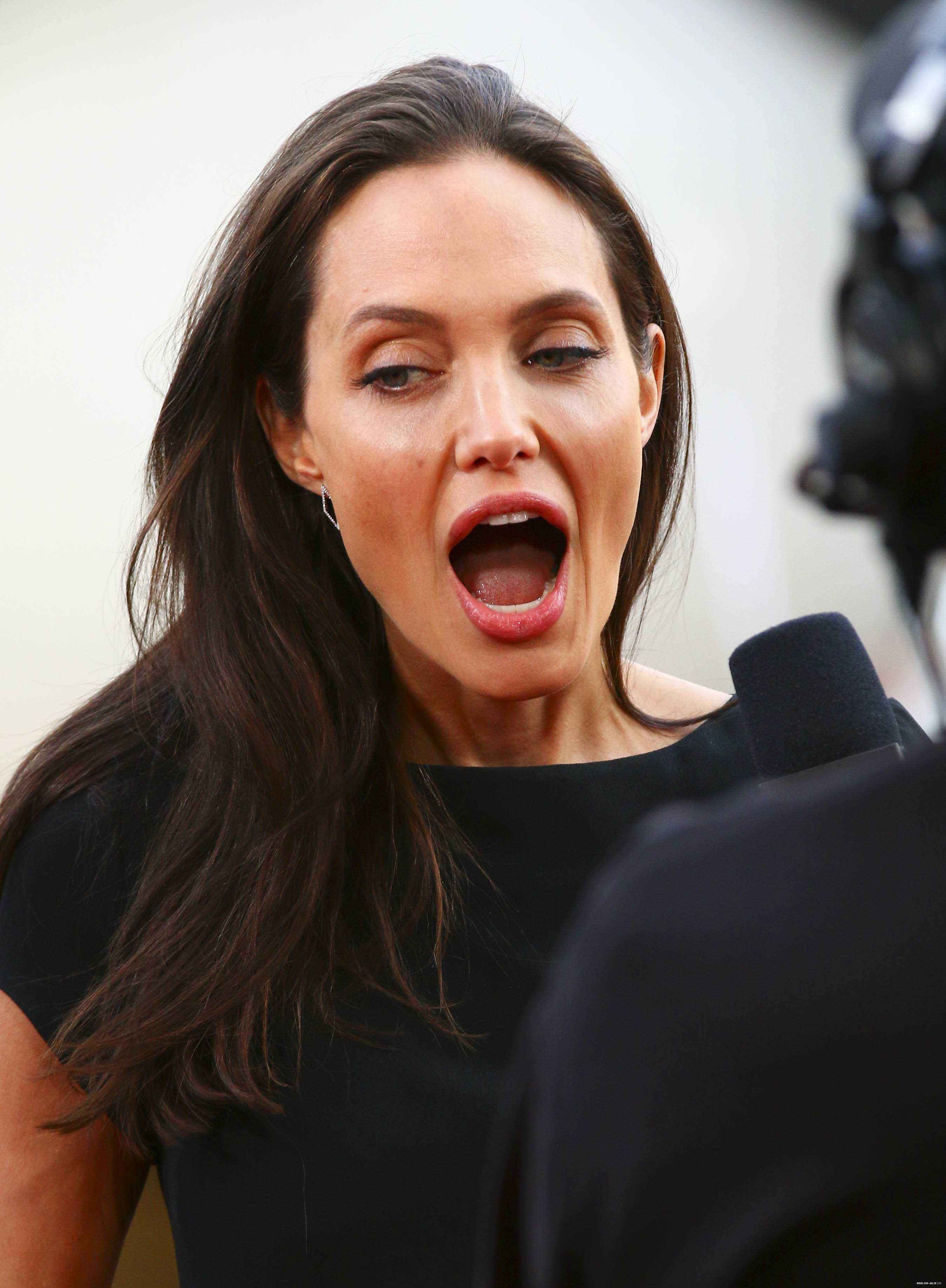 Angelina jolie tongue