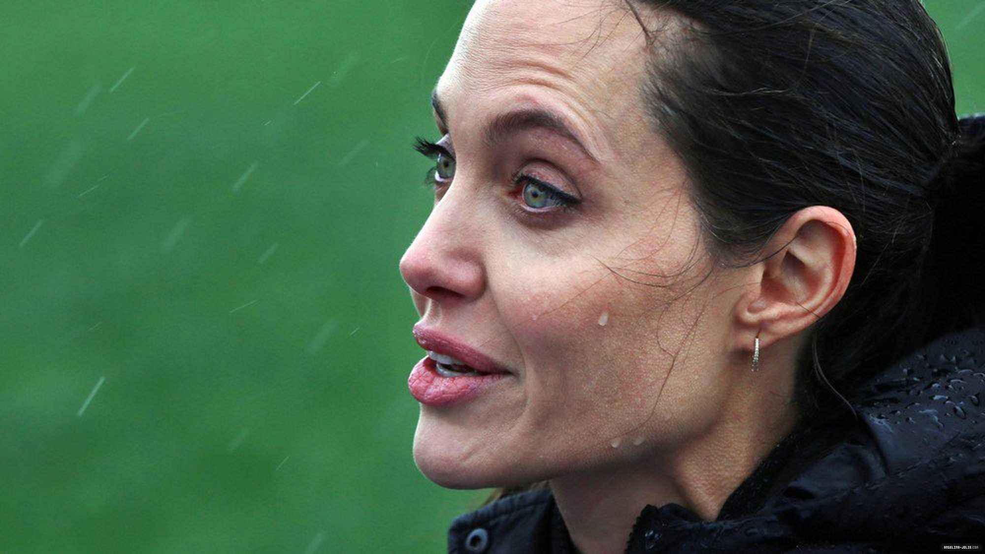 Angelina Jolie Beaten